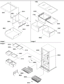 13 - Shelving parts for Amana Refrigerator BB20VPSE / P1321302W E from AppliancePartsPros.com