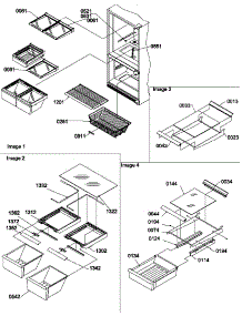 10 - Shelving Assemblies parts for Amana Refrigerator BG20TL / P1196516W L from AppliancePartsPros.com