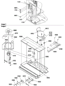 09 - Machine Compartment Assembly parts for Amana Refrigerator BR22VW / P1321505W W from AppliancePartsPros.com