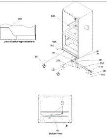 07 - Insulation & Rollers parts for Amana Refrigerator BX21VC / P1325002W C from AppliancePartsPros.com