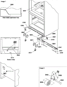 07 - Insulation & Roller Assy parts for Amana Refrigerator BX22S5W / P1196704W W from AppliancePartsPros.com