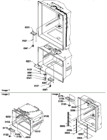 08 - Light Switches & Drain Funnel parts for Amana Refrigerator BX22S5W / P1196704W W from AppliancePartsPros.com