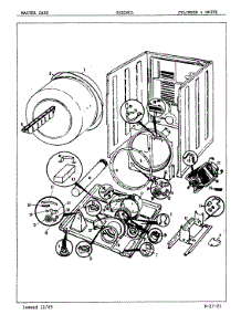 02 - Cylinder & Drive (Orig.-Rev. A-C) parts for Crosley Dryer CDE20C5 from AppliancePartsPros.com