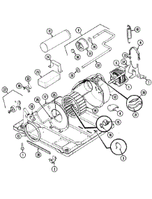 06 - Motor & Drive (Rev. E-F) parts for Crosley Dryer CDG20P6A from AppliancePartsPros.com