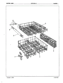 06 - Racks parts for Crosley Dishwasher CDP2406-1 from AppliancePartsPros.com