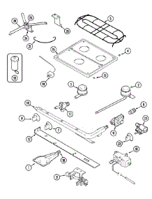 04 - Top & Gas Controls (Series 11) parts for Magic Chef Range CLY1632BDB from AppliancePartsPros.com
