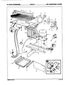 02 - Unit Compartment & System parts for Crosley Refrigerator CNT15T5 / 8A13A from AppliancePartsPros.com