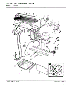02 - Unit Compartment & System parts for Crosley Refrigerator CNT15V4 / AC11B from AppliancePartsPros.com