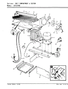 04 - Unit Compartment & System parts for Admiral Refrigerator CNT15VX6A / AF01A from AppliancePartsPros.com