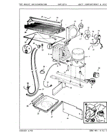 02 - Unit Compartment & System parts for Crosley Refrigerator CNT19T6H / 8A16A from AppliancePartsPros.com