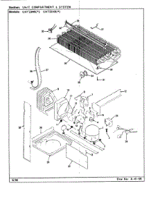 07 - Unit Compartment & System parts for Admiral Refrigerator CNT23W8A / BF91B from AppliancePartsPros.com