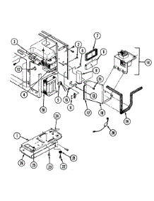 05 - Internal Controls parts for Crosley Microwave CR464B from AppliancePartsPros.com