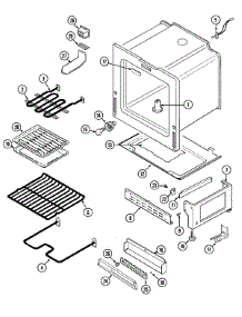 04 - Oven / Base parts for Maytag Range CRE7900ADM from AppliancePartsPros.com