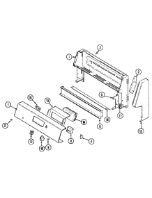 02 - Control Panel parts for Maytag Range CRE8600CCE from AppliancePartsPros.com