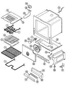 05 - Oven / Base parts for Maytag Range CRE9830CDB from AppliancePartsPros.com