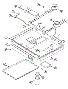 02 - Body parts for Maytag Cooktop CSG9900AAE from AppliancePartsPros.com