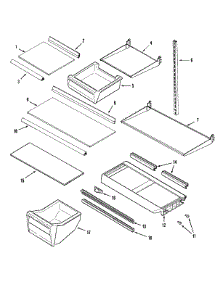 13 - Shelves & Accessories parts for Crosley Refrigerator CT21G6Q from AppliancePartsPros.com