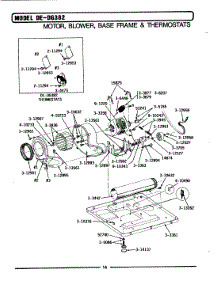 07 - Motor\Blower\Base Frame\Thermostats Parts For Maytag Dryer De382 From Appliancepartspros.Com
