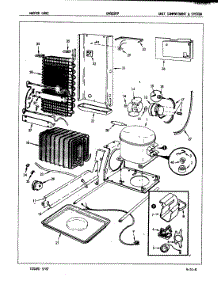 03 - Unit Compartment & System parts for Admiral Refrigerator DNS22H9 / 7L45A from AppliancePartsPros.com
