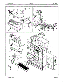 04 - Ice Maker parts for Admiral Refrigerator DNT18F9A / 7B01A from AppliancePartsPros.com