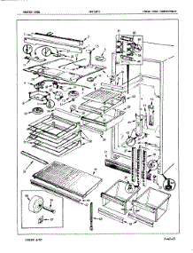 03 - Fresh Food Compartment parts for Admiral Refrigerator DNT18F9LA / 5B41B from AppliancePartsPros.com
