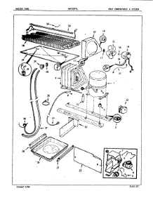 04 - Unit Compartment & System parts for Admiral Refrigerator DNT22F9LA / 5B43B from AppliancePartsPros.com