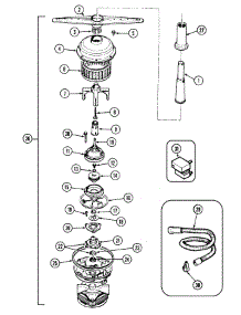 04 - Pump & Motor parts for Maytag Dishwasher DWU8860BAM from AppliancePartsPros.com