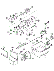 08 - Ice Crusher & Bin parts for Admiral Refrigerator GC20B7C3EV from AppliancePartsPros.com