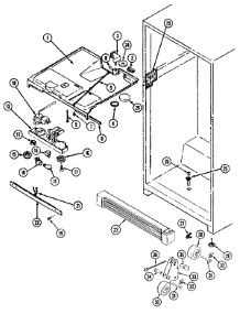 04 - Fresh Food Compartment parts for Admiral Refrigerator GT21A93V from AppliancePartsPros.com