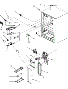 11 - Ref Light / Water Tank / Filter / Valve parts for Maytag Refrigerator MFI2568AEB from AppliancePartsPros.com