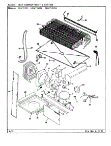 07 - Unit Compartment & System parts for Hoover Refrigerator HRNT1515A / BF10E from AppliancePartsPros.com