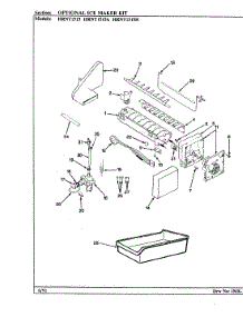 02 - Optional Ice Maker Kit parts for Hoover Refrigerator HRNT1515H / BF11A from AppliancePartsPros.com