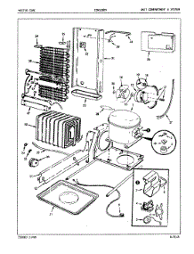 06 - Unit Compartment & System parts for Admiral Refrigerator ICNS28D92A / 5L58A from AppliancePartsPros.com