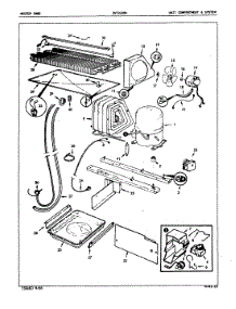 03 - Unit Compartment & System parts for Admiral Refrigerator INT21D8H / 5A77A from AppliancePartsPros.com