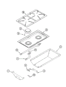 01 - Sealed Burner Cartridge Parts For Jenn-Air Cartridge Jga8100adb From Appliancepartspros.Com