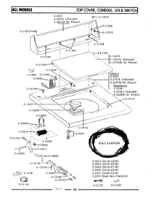 05 - Top Cover, Console & Lid Switch parts for Maytag Washer LA511 from AppliancePartsPros.com