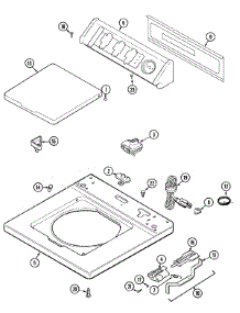06 - Top (Lat2300aae) parts for Maytag Washer LAT2300AAE from AppliancePartsPros.com
