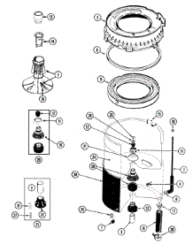 07 - Tub parts for Maytag Washer LAT3914AAE from AppliancePartsPros.com