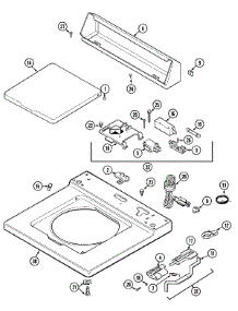 05 - Top parts for Maytag Washer LAT8005AAM from AppliancePartsPros.com