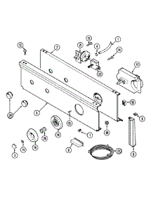 04 - Control Panel parts for Maytag Washer LAT8604AAL from AppliancePartsPros.com
