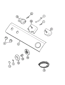 04 - Control Panel parts for Maytag Washer LAT9316ABM from AppliancePartsPros.com