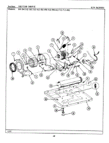 05 - Motor Drive parts for Maytag Dryer LDE303 from AppliancePartsPros.com