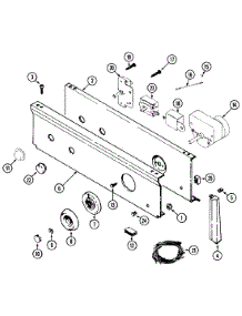 03 - Control Panel parts for Maytag Dryer LDE7304ACL from AppliancePartsPros.com
