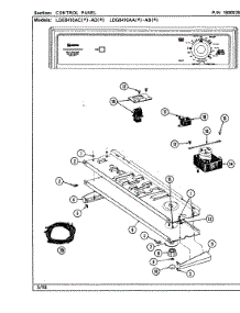 05 - Control Panel (Lde8410acl,Acw,Adl,Adw) parts for Maytag Dryer LDE8410ACL from AppliancePartsPros.com