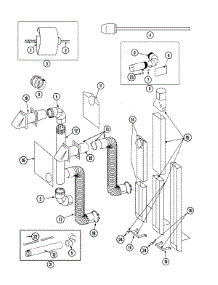 05 - Ducting parts for Maytag Dryer LDE9606ADM from AppliancePartsPros.com
