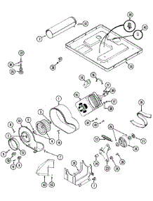 07 - Motor Drive parts for Maytag Dryer LDE9806ACM from AppliancePartsPros.com