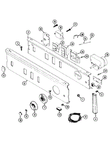 03 - Control Panel parts for Maytag Dryer LDG6914AAE from AppliancePartsPros.com