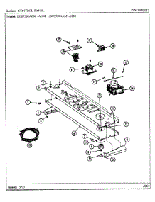 05 - Control Panel (Lde7500acm,Adm) & (Ldg) parts for Maytag Dryer LDG7500AAE from AppliancePartsPros.com