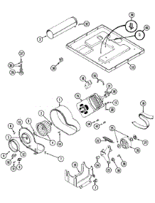 07 - Motor Drive parts for Maytag Dryer LDG8426AAM from AppliancePartsPros.com