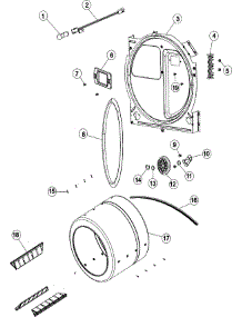 07 - Tumbler (Series 12) parts for Admiral Dryer LNC7764A71 from AppliancePartsPros.com